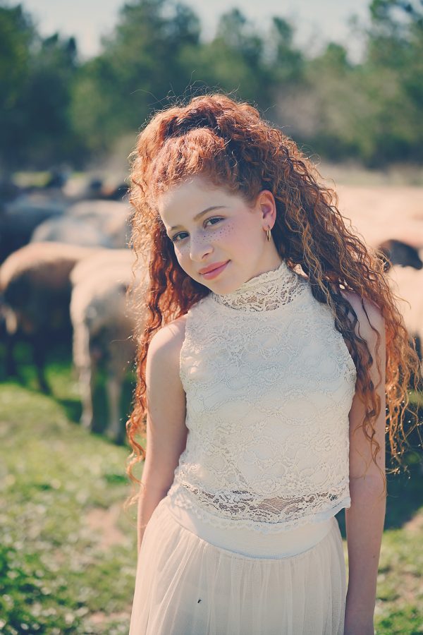 ⁦סט לבת מצווה "אלואיז" בצבע שמנת⁩ – תמונה ⁦3⁩